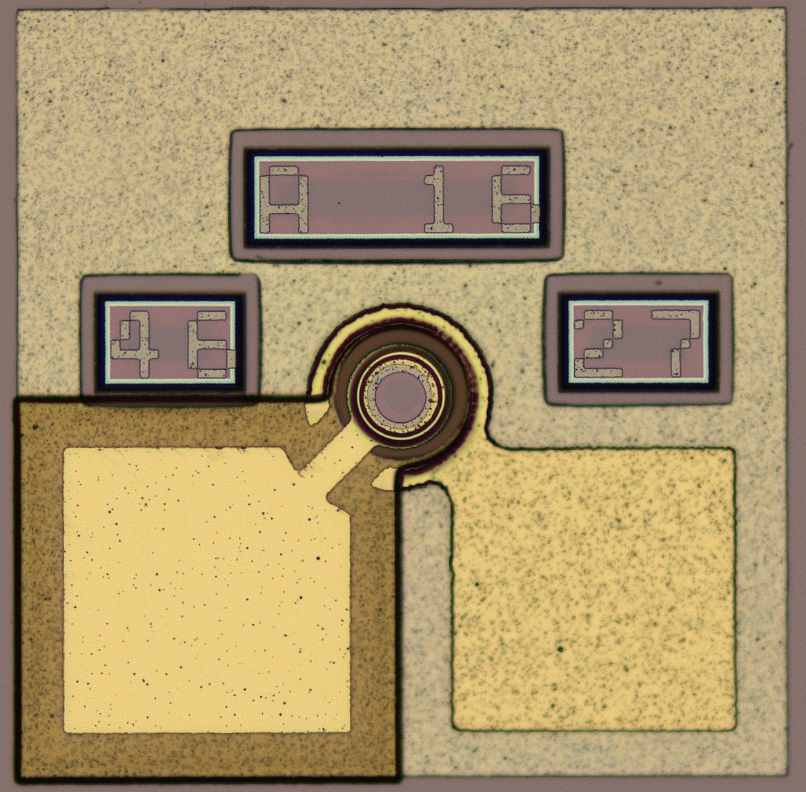 Red VCSEL with integrated photodiode